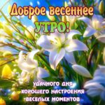Доброе весеннее утро