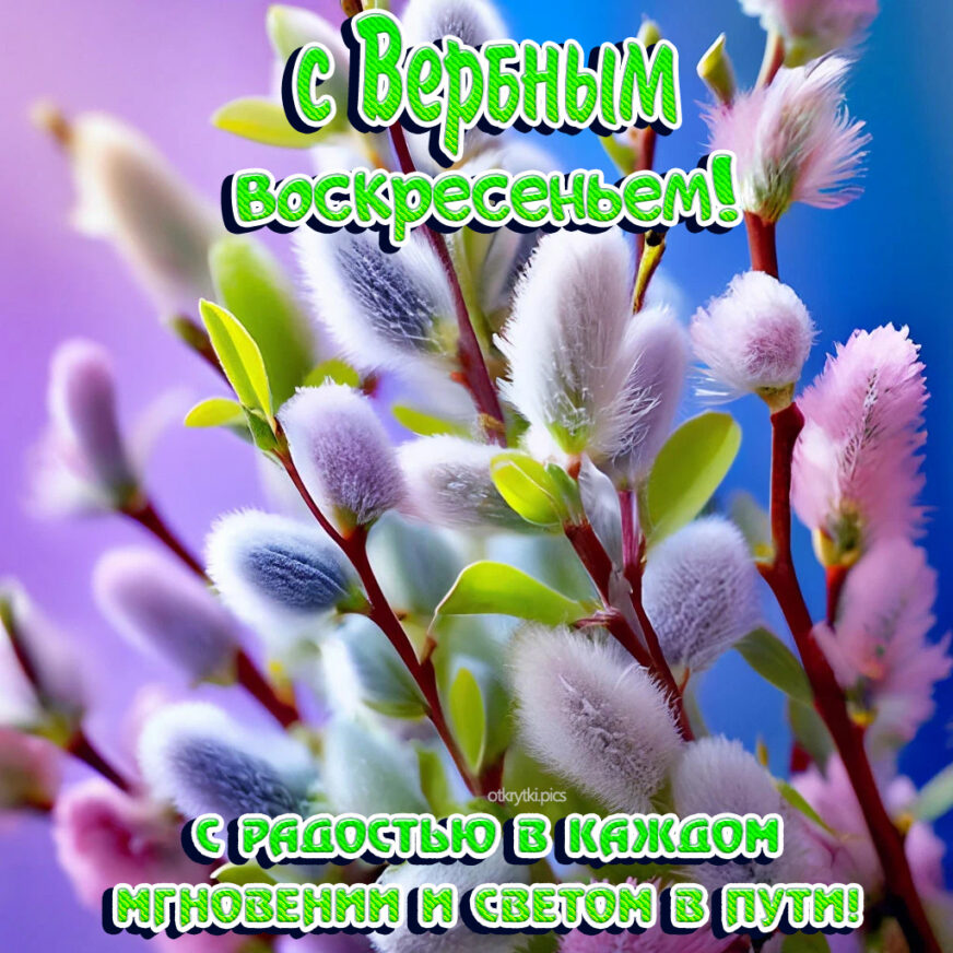 с вербным воскресеньем