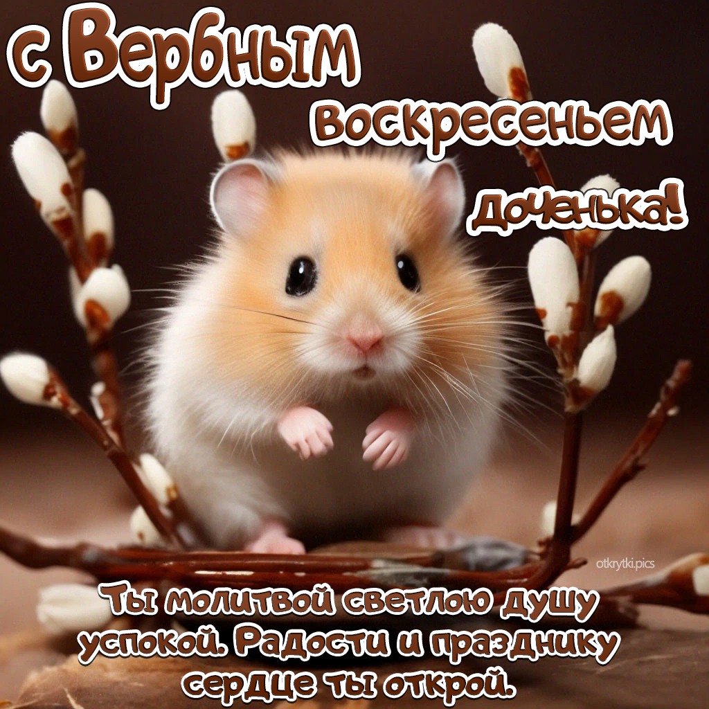 с вербным воскресеньем