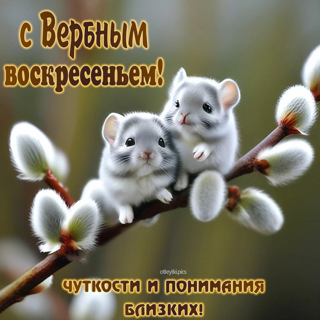 с вербным воскресеньем