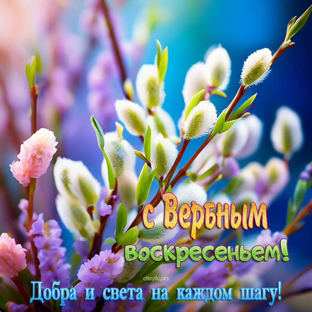 с вербным воскресеньем