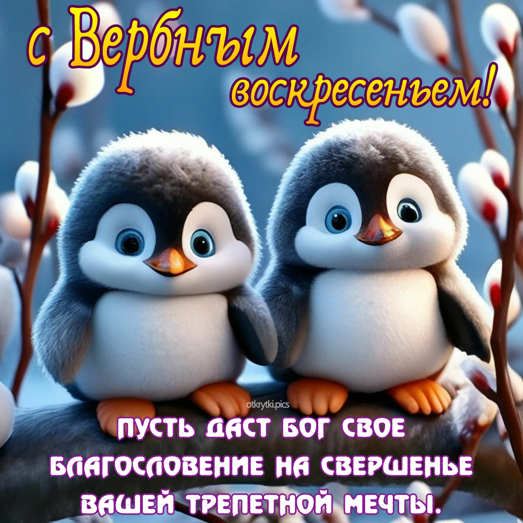 с вербным воскресеньем