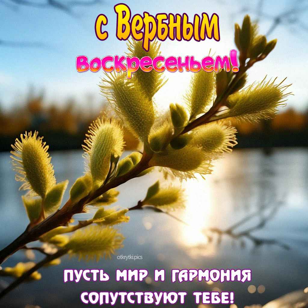 с вербным воскресеньем