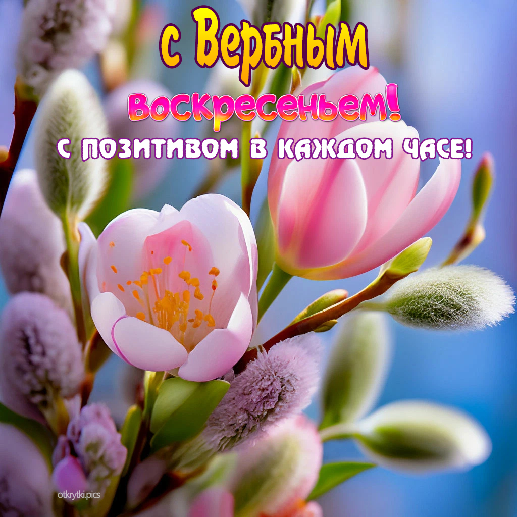 с вербным воскресеньем