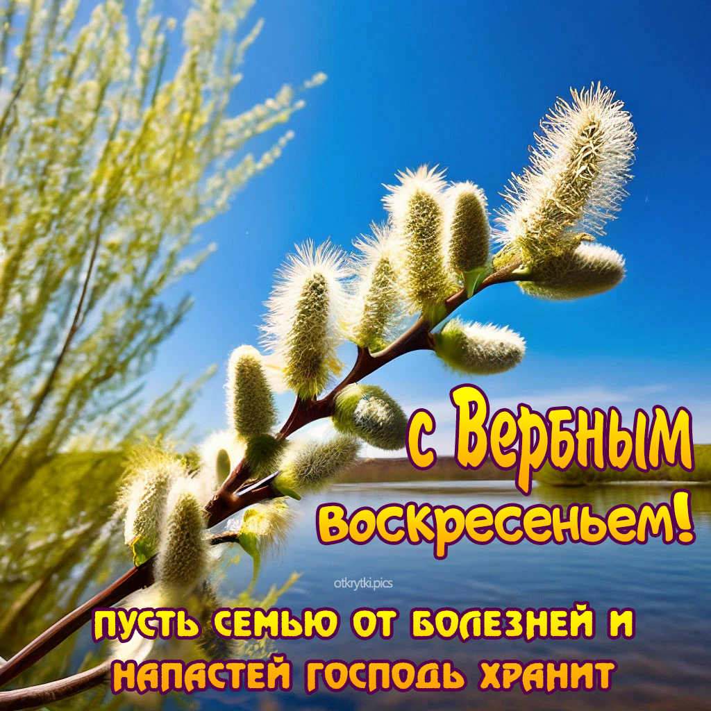 с вербным воскресеньем
