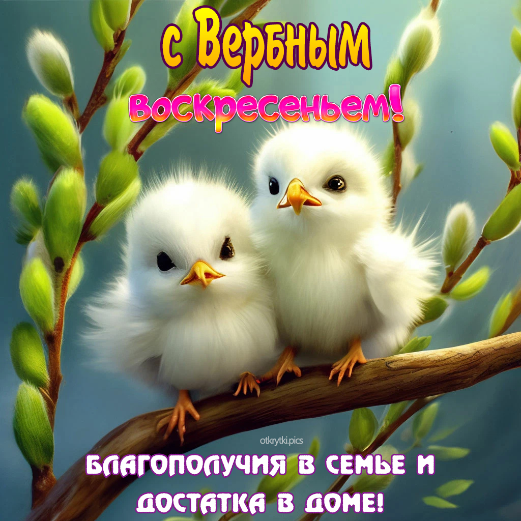 с вербным воскресеньем