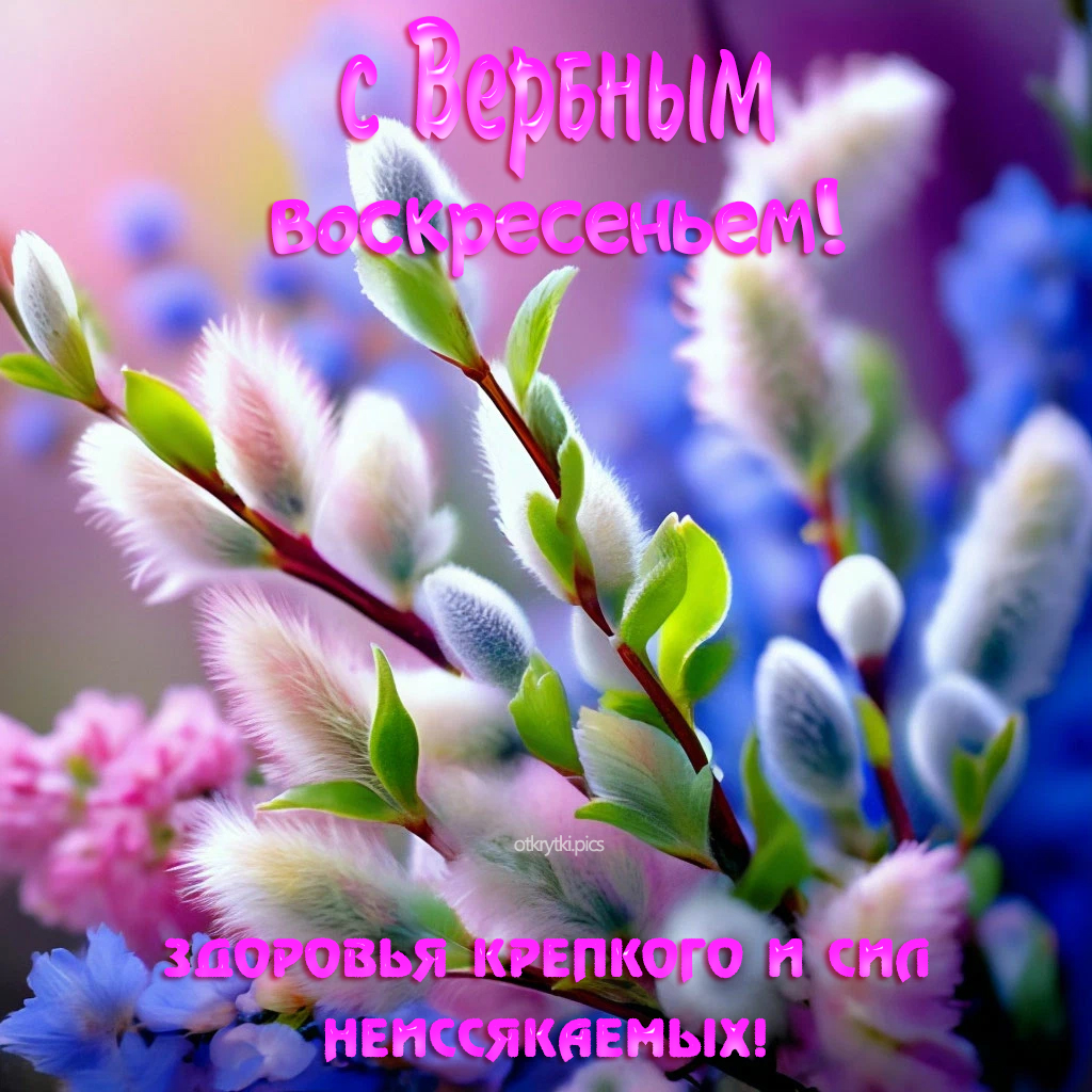 с вербным воскресеньем