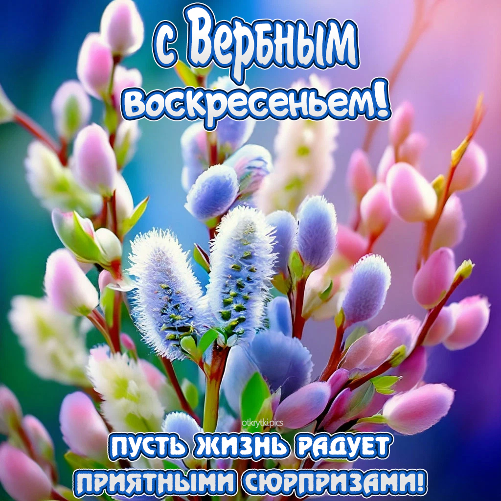 с вербным воскресеньем