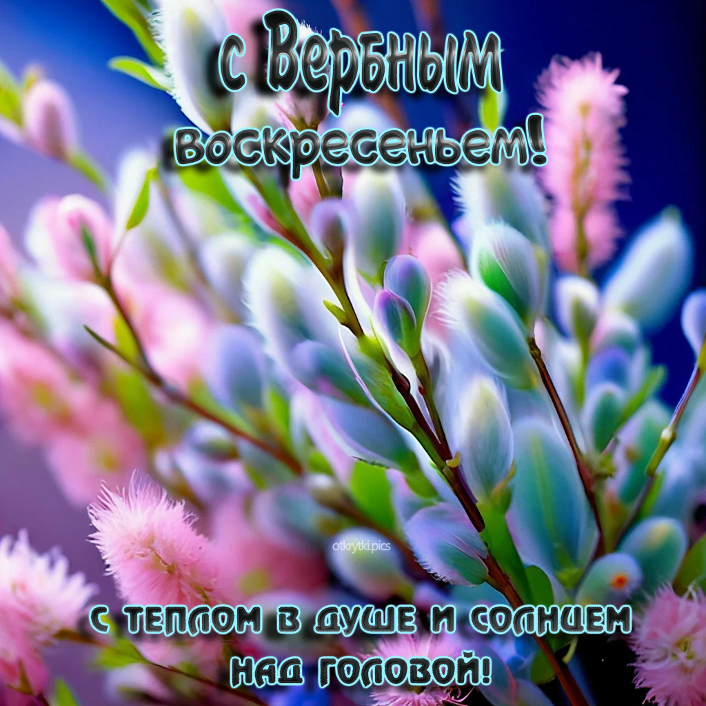 с вербным воскресеньем